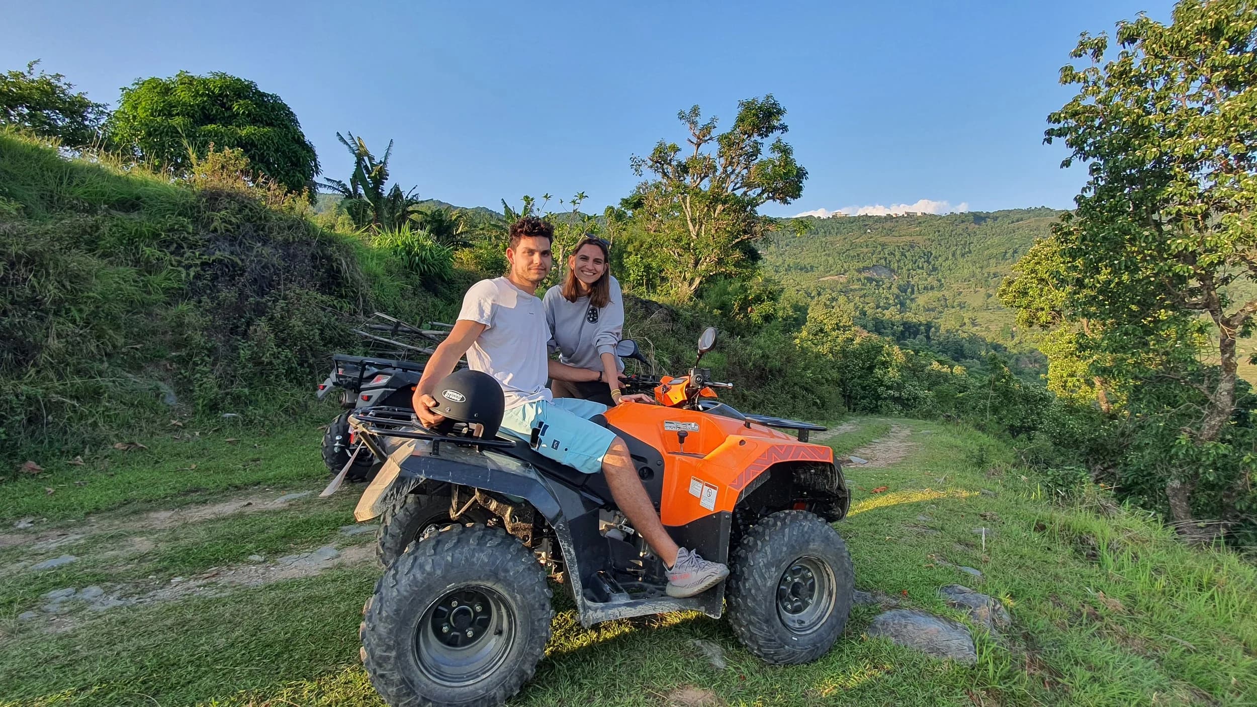Full ATV epic trail adventure in Pokhara with helmet, guide, training and insurance.