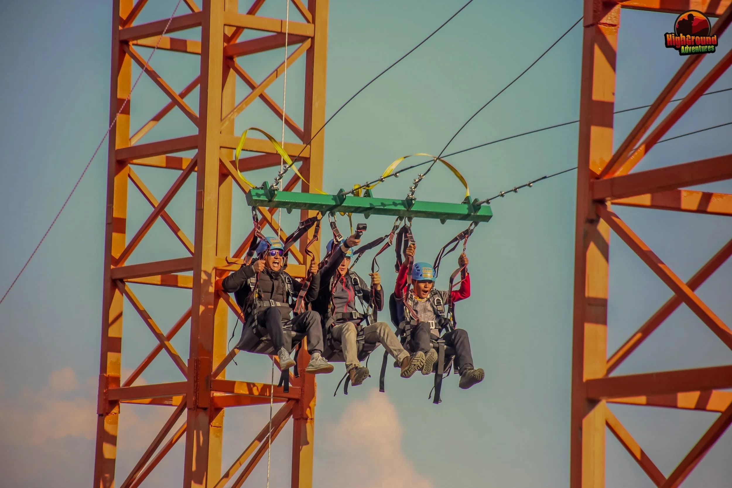 Giant swing / sky screamer experience in Pokhara with insurance included.